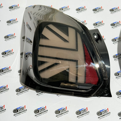 Maruti Suzuki Swift Mini Cooper Style LED Tail Lights | Aftermarket Type-3 Taillamp Fits 2018+ Models