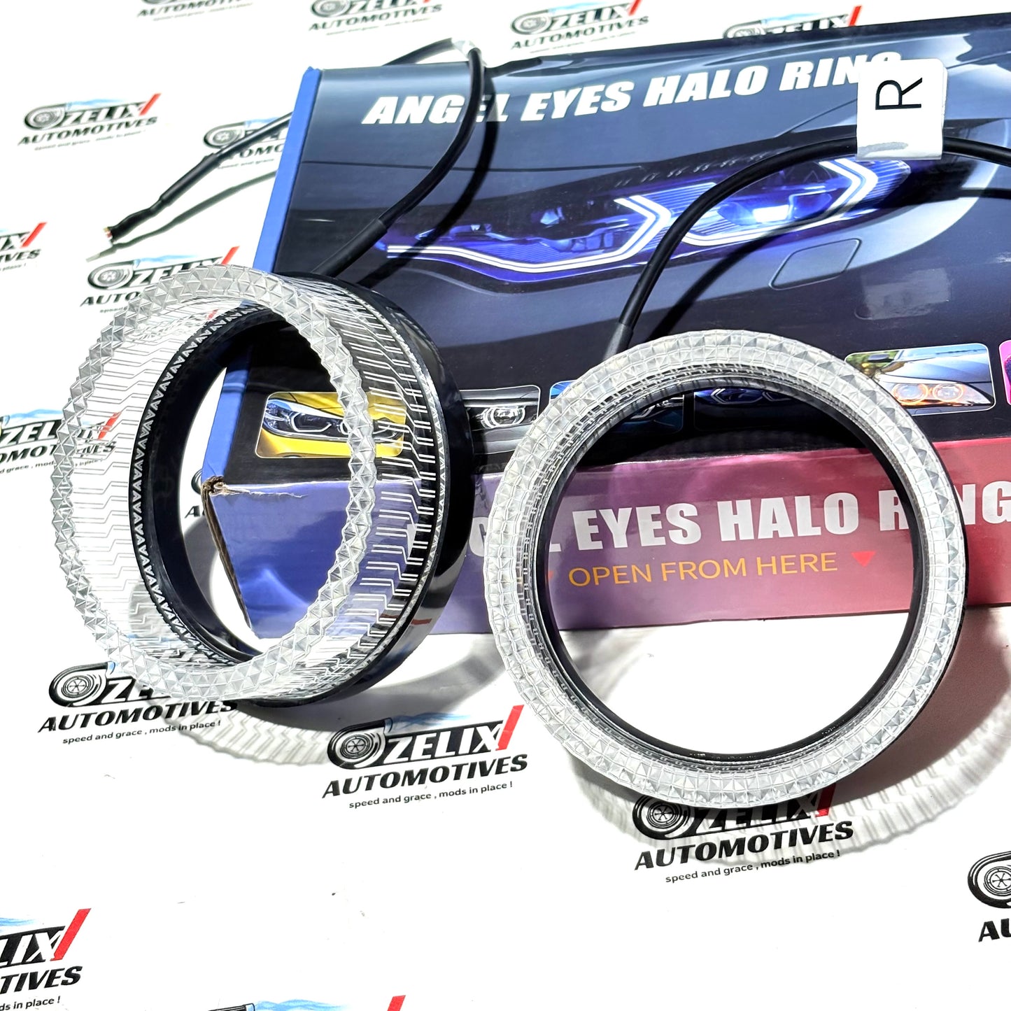 Universal Angel Eyes Halo Ring DRL Kit – Premium LED Headlight Aftermarket