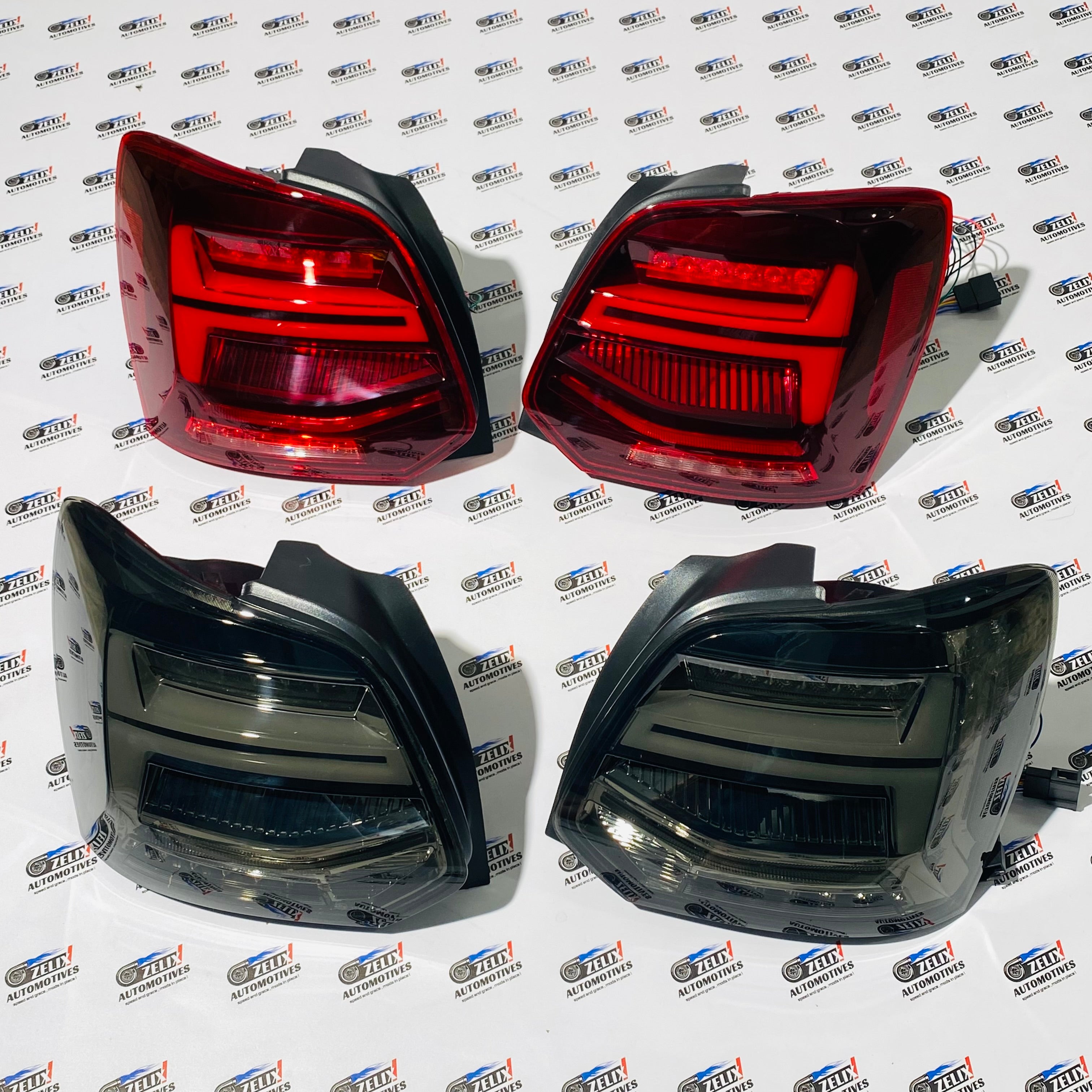 【LIDNM】Te/Ca Milled Light Polo VW Polo Aftermarket Audi-Q2 Style LED Tail Lights – Zelix Automotives