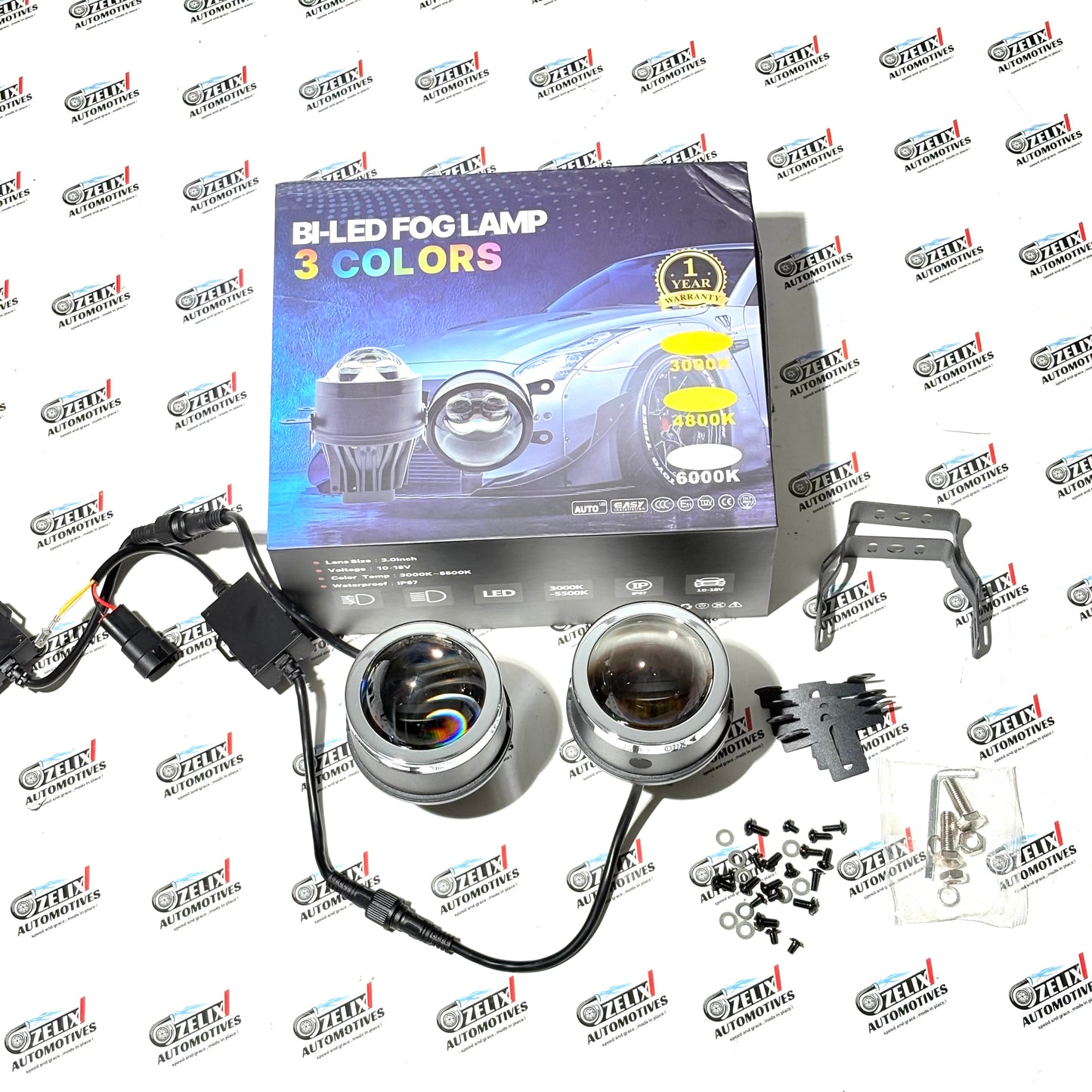 Bi-LED Fog Lamps 3-Colour variants  | Universal High-Power Fog Light Upgrade