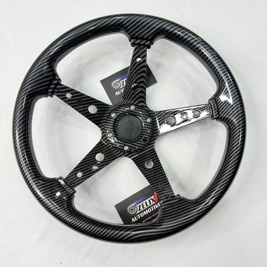 SPARCO 14 Inch 5 Spoke Carbon Steering Wheel