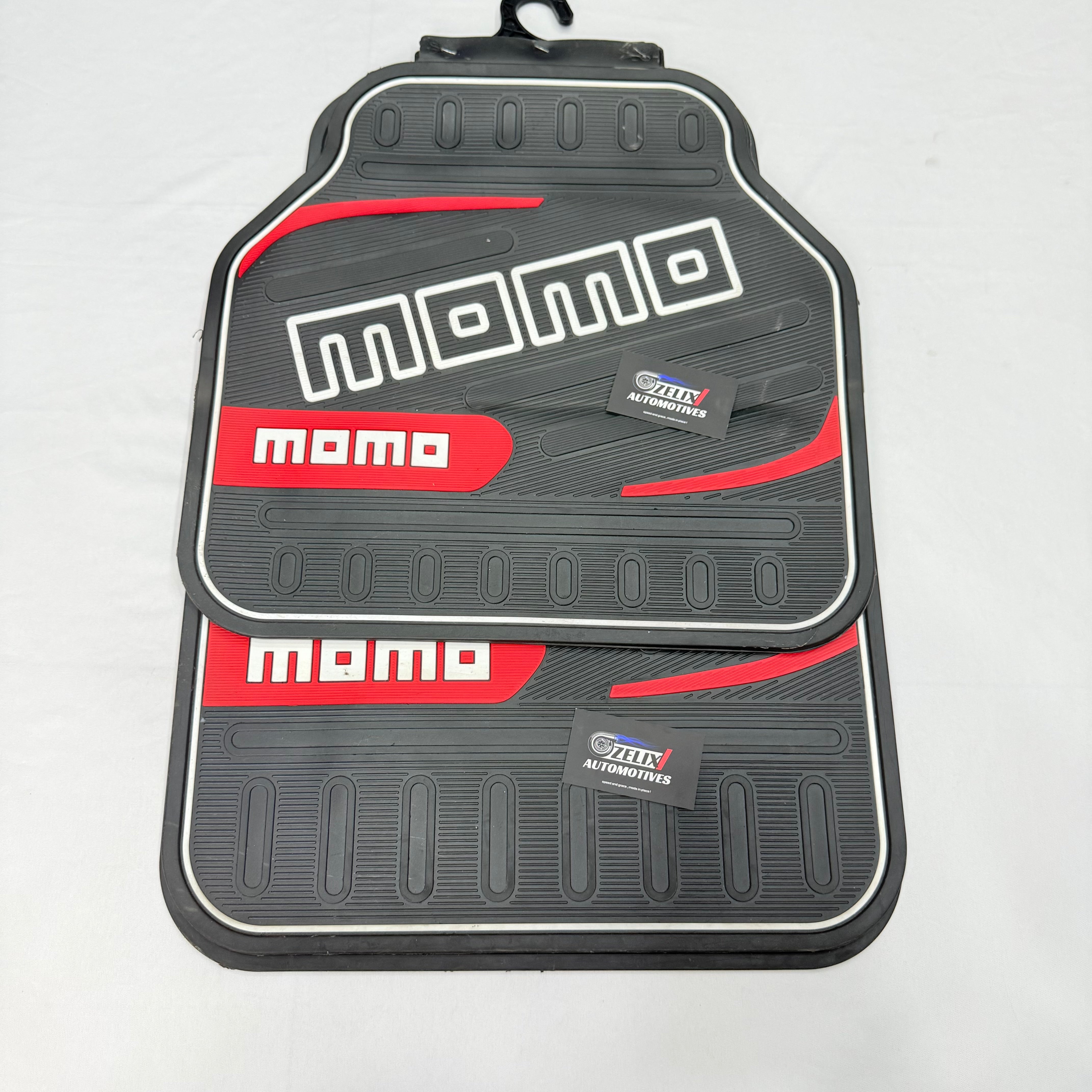MOMO JDM Universal Car Mats | Premium Rubber Set of 4 – Zelix