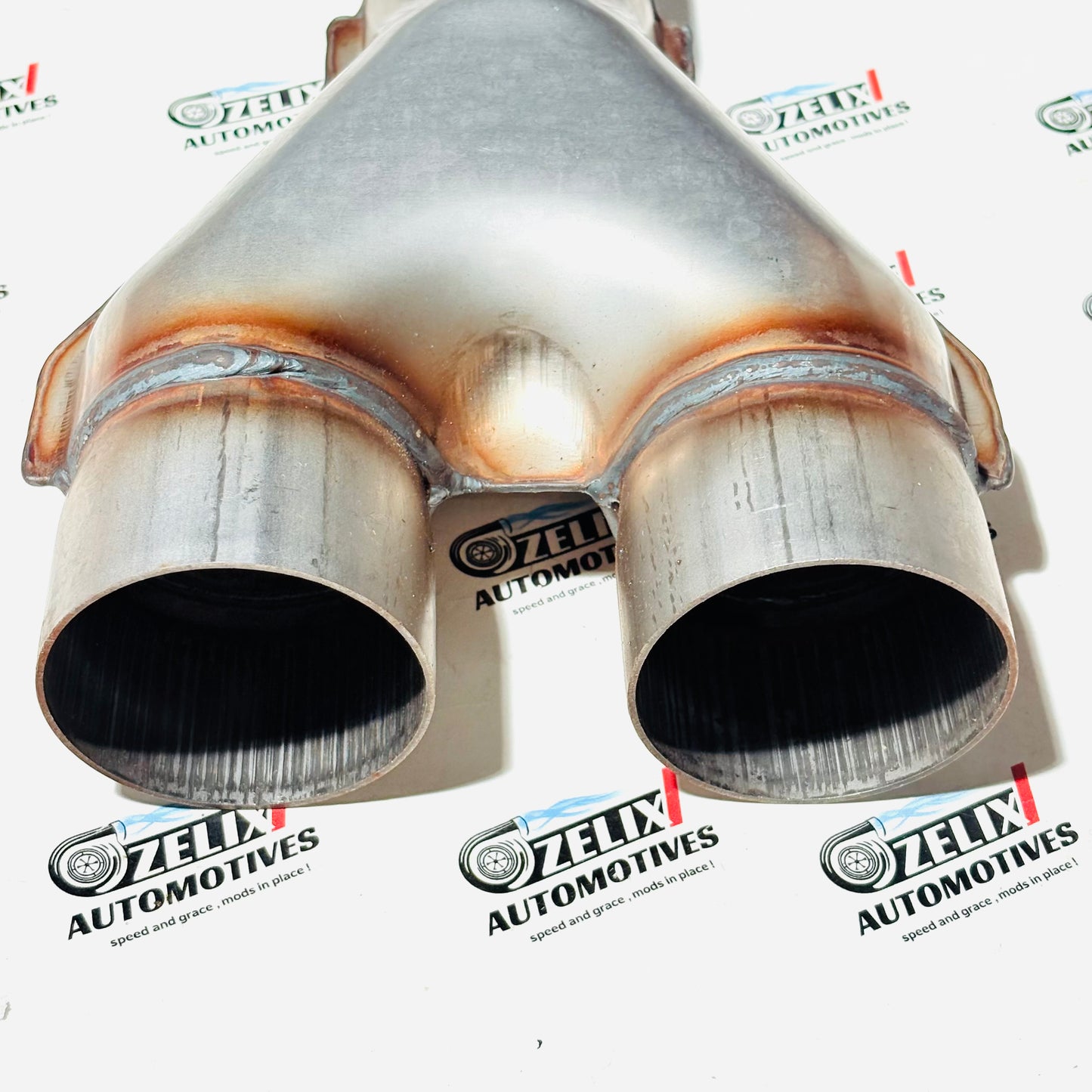 X-Pipe Exhaust Connector Stainless Steel Merge Pipe | Universal Performance Exhaust Systems