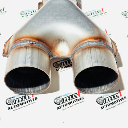 X-Pipe Exhaust Connector Stainless Steel Merge Pipe | Universal Performance Exhaust Systems