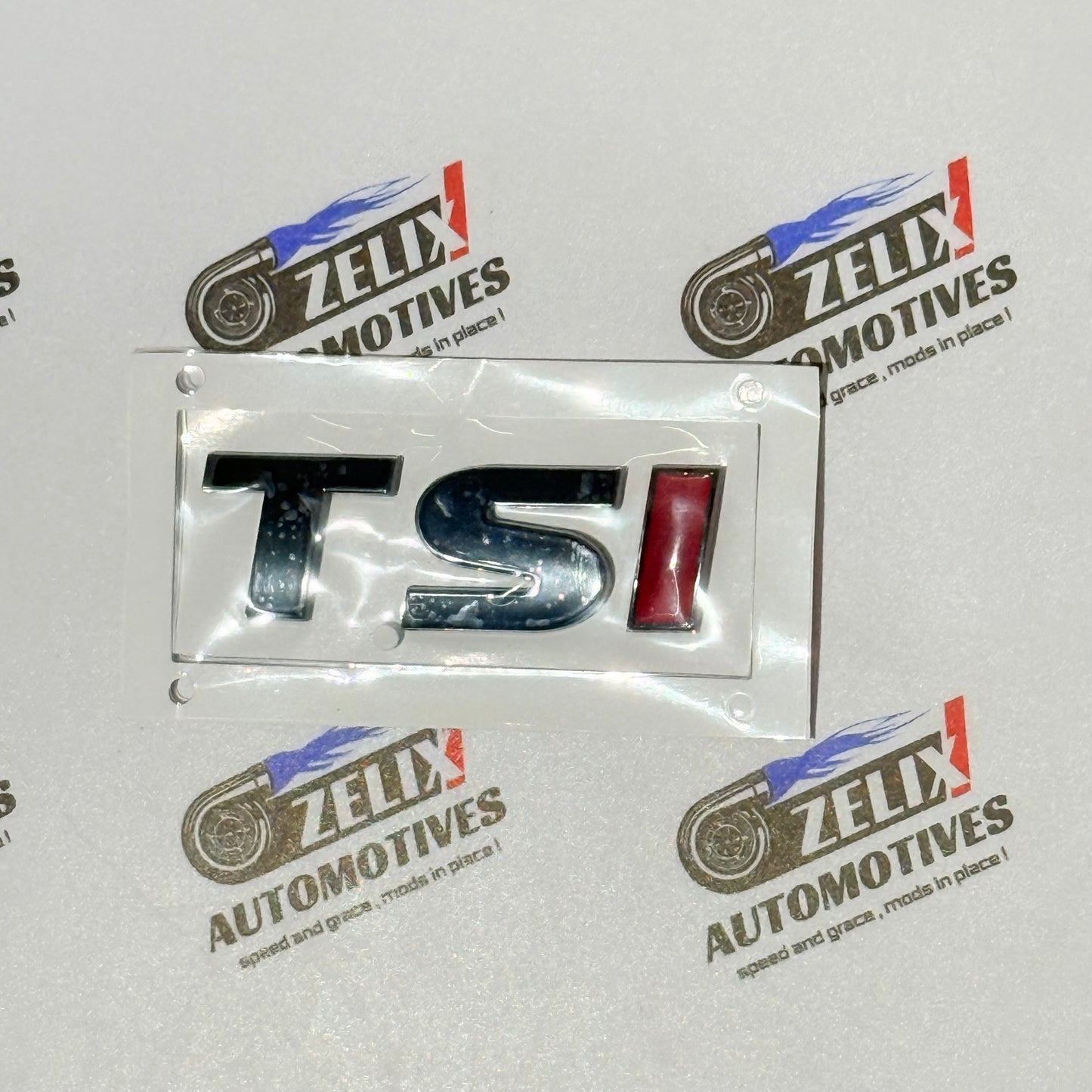 TSI Rear Emblem Sticker | OEM-Type Multiple Colour Options