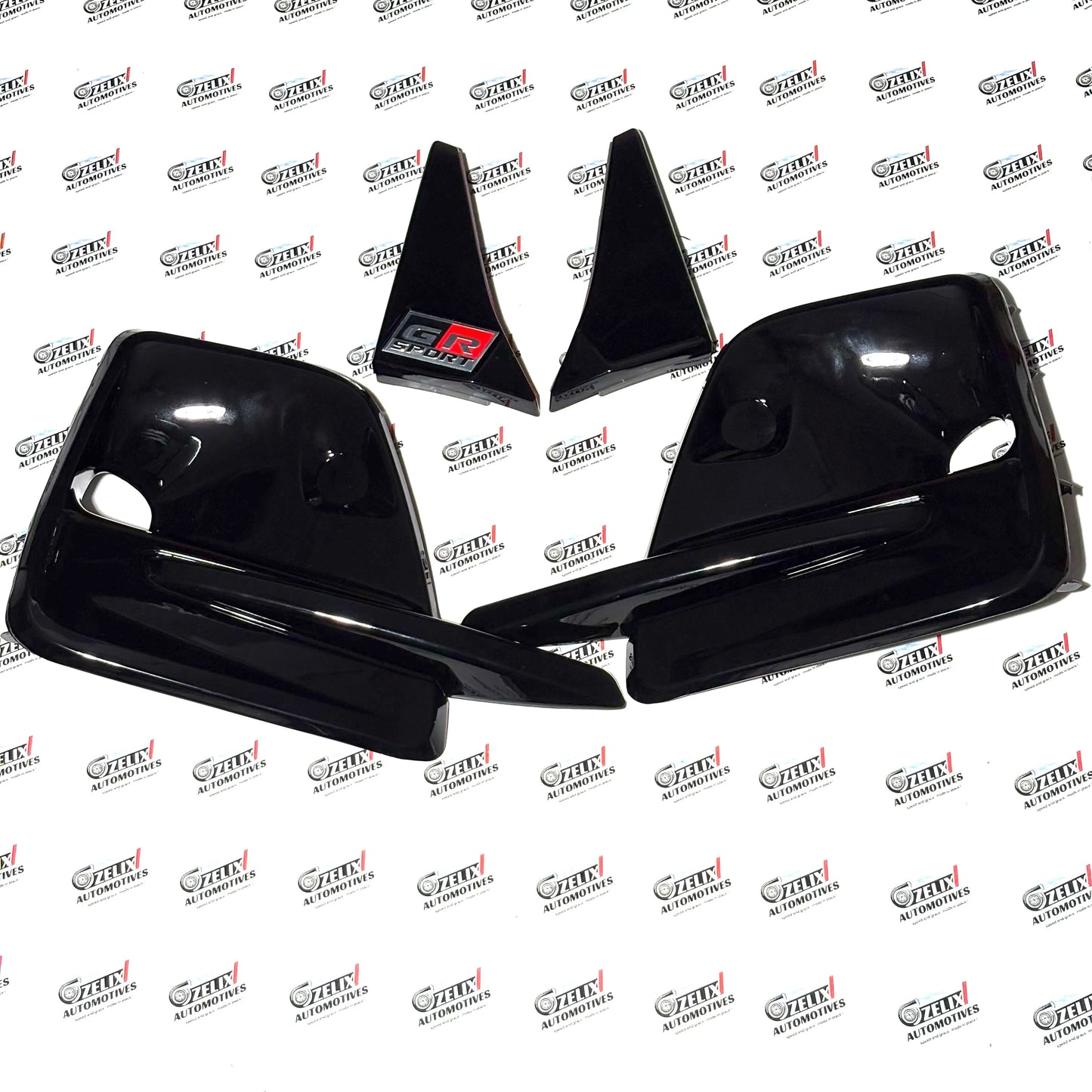 Toyota Fortuner Legender Fog Lamp Covers | Premium Glossy Black Finish