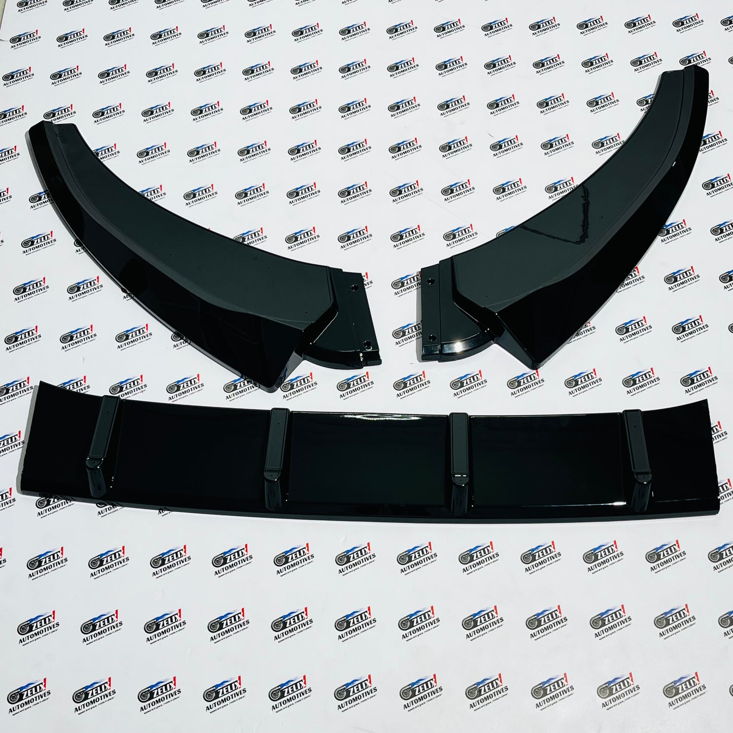 Virtus And Slavia 3-Piece Front Splitter | Aftermarket