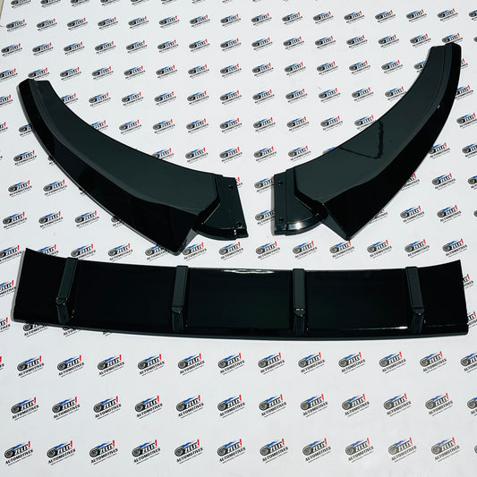 Virtus And Slavia 3-Piece Front Splitter | Aftermarket