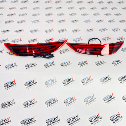 Honda City LED Rear Reflector Lights (2014+) | Premium Brake and Parking Lamp Set