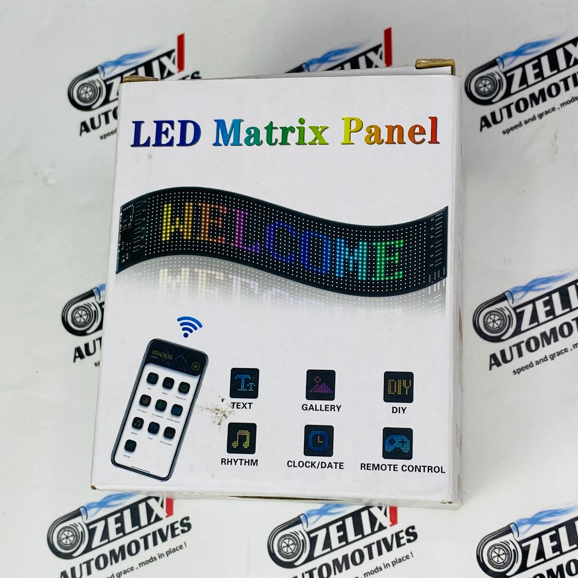 LED Matrix Panel Display | Programmable Scrolling Sign with Remote ...