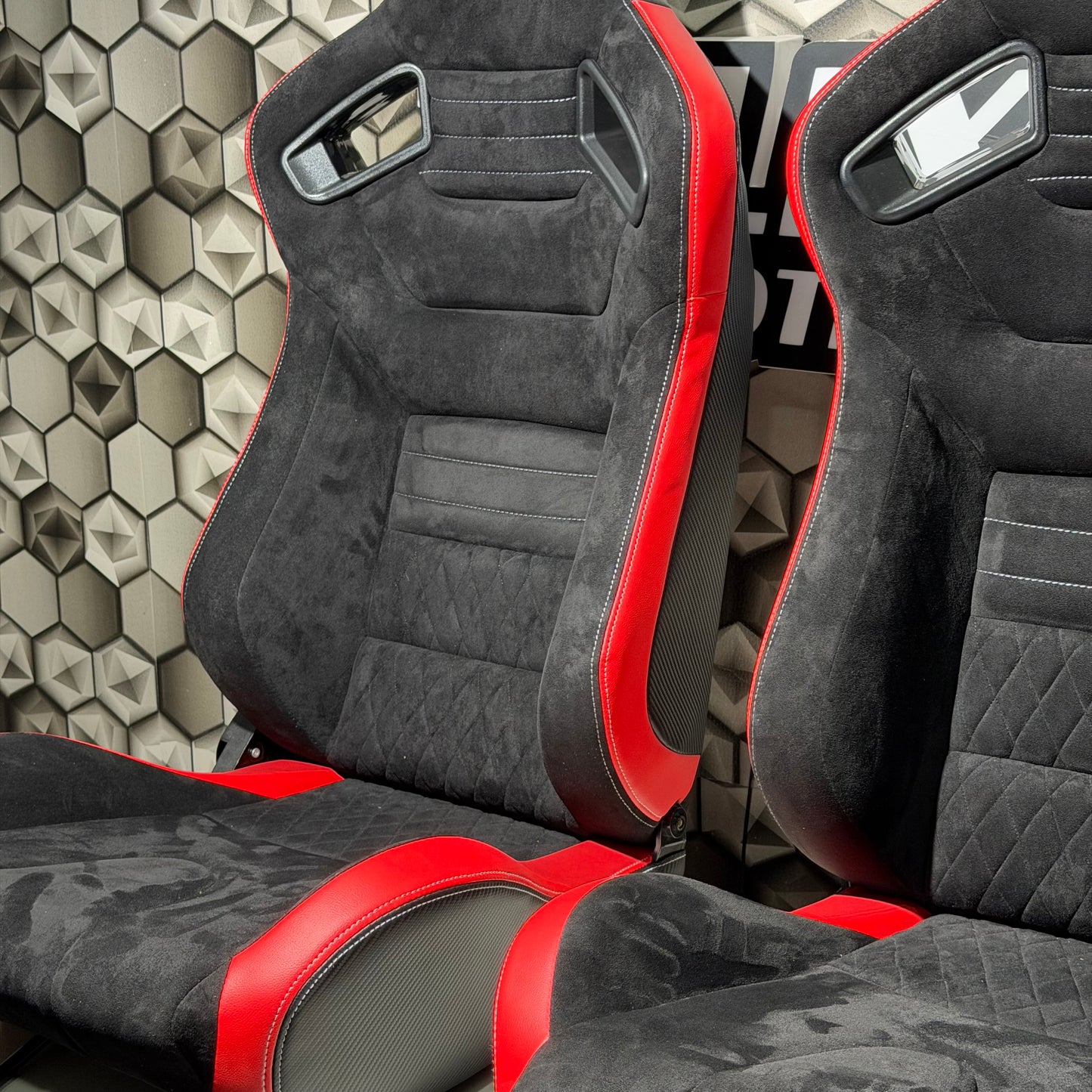 Recaro Racing Bucket Seats Premium Alcantara Finish | Performance Upgrade