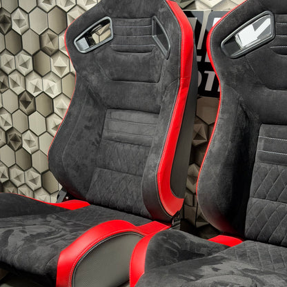 Recaro Racing Bucket Seats Premium Alcantara Finish | Performance Upgrade