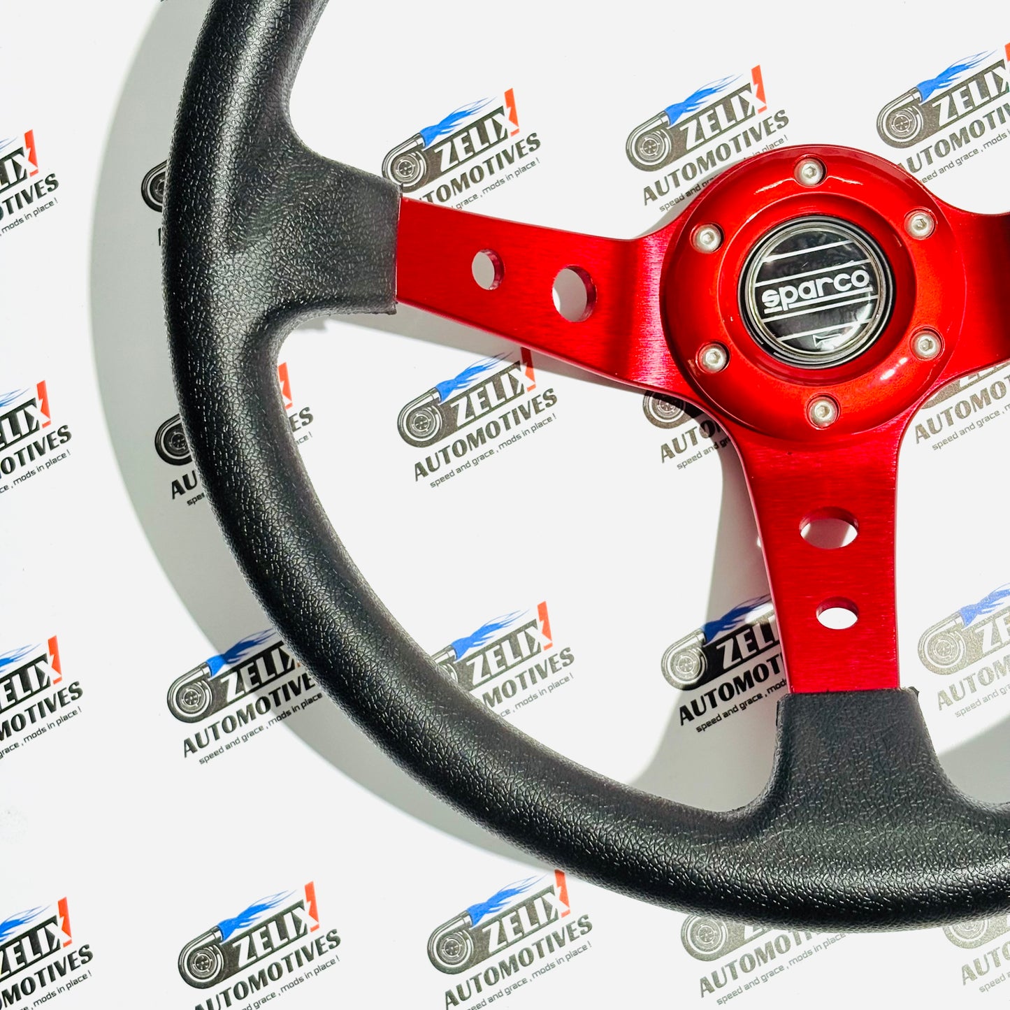 SPARCO Deep Dish 14-Inch Steering Wheel | Universal Racing Performance Design