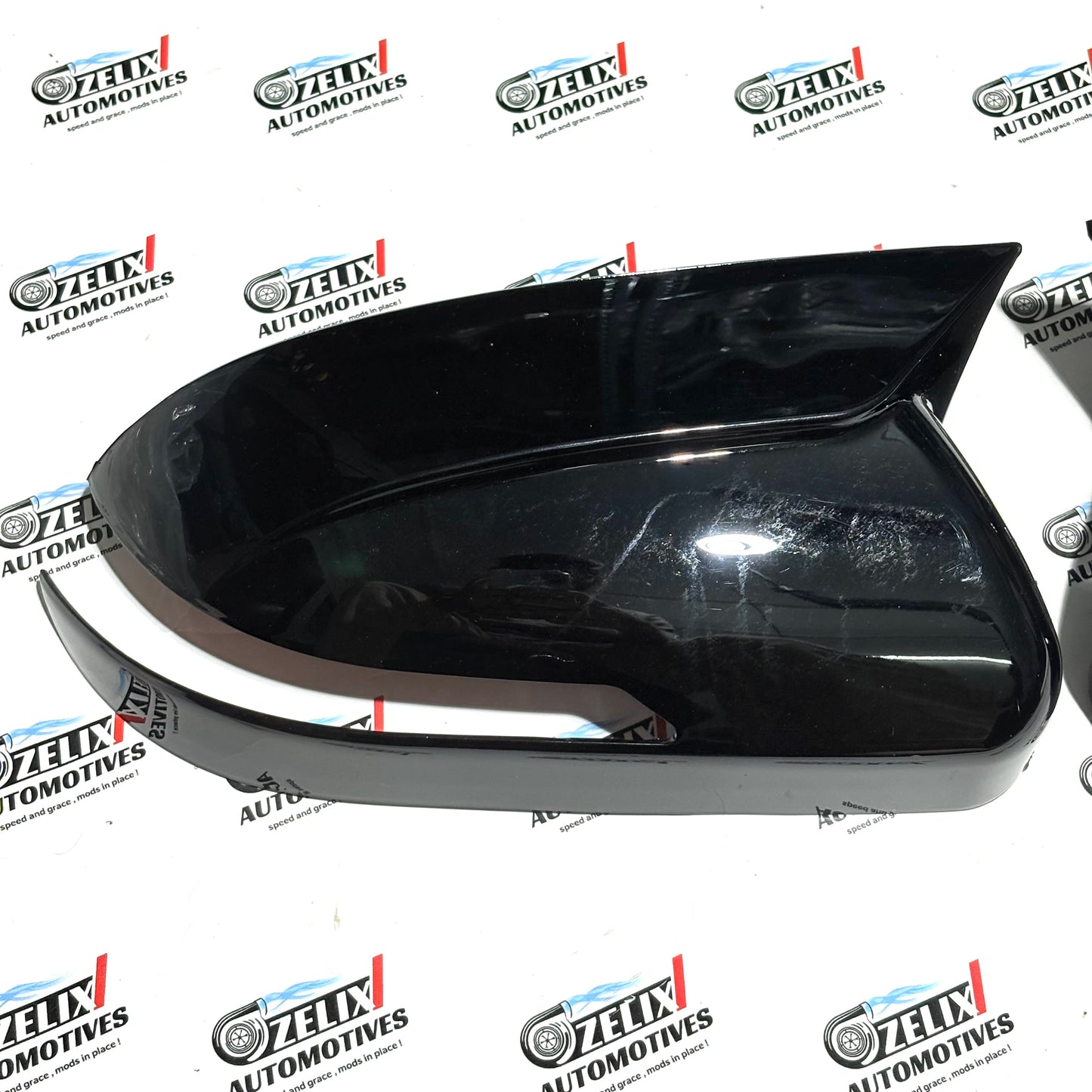 Hyundai i20 Elite Batman-Style Mirror Caps | Premium Glossy Black (Fits 2014–2019 Models)