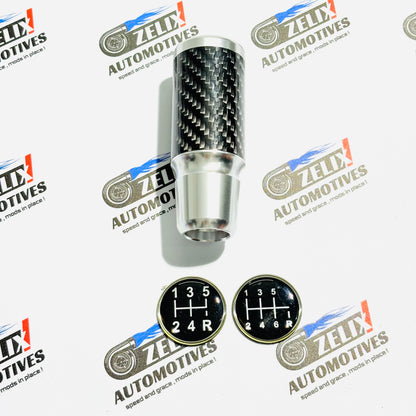 Racing Gear Knob Carbon Fiber Finish  | Sleek Aluminium Design