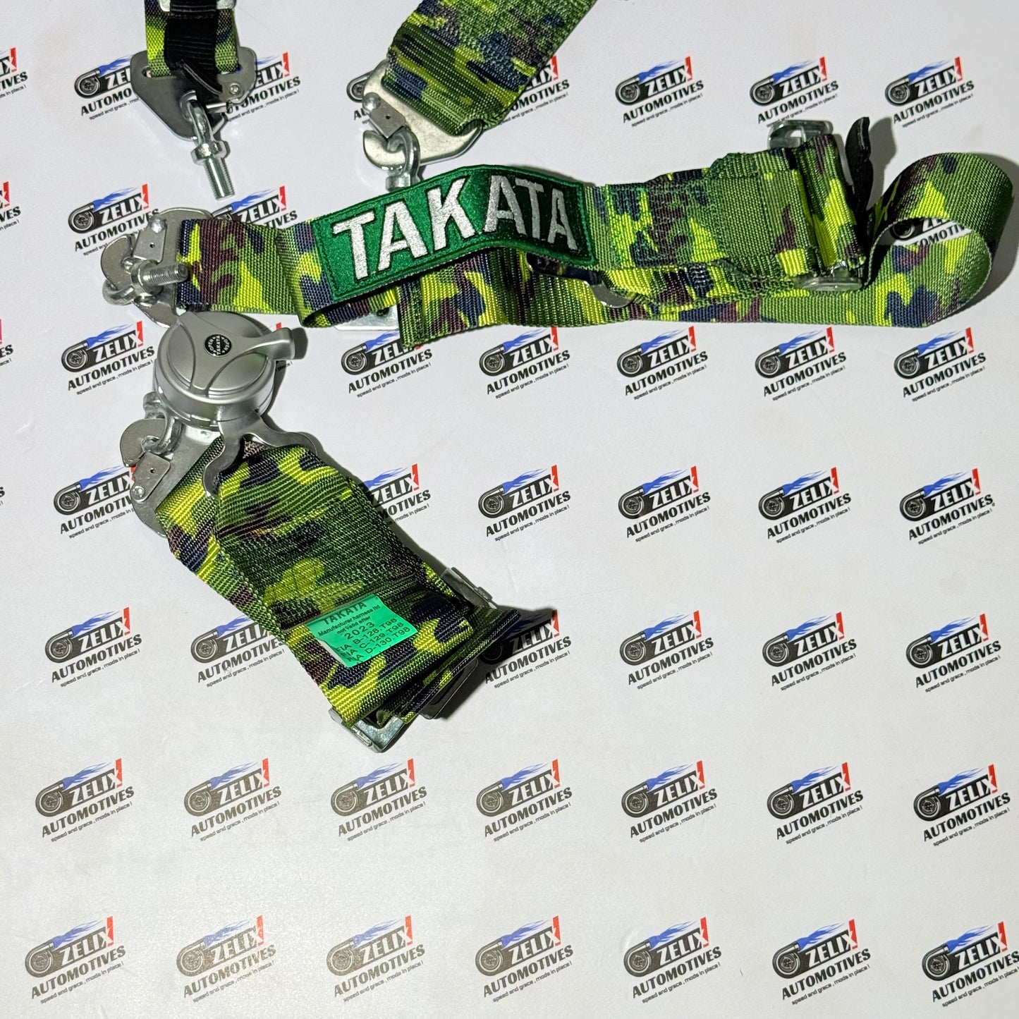 TAKATA 4-Point Racing Seat Belt | Premium Camouflage Edition