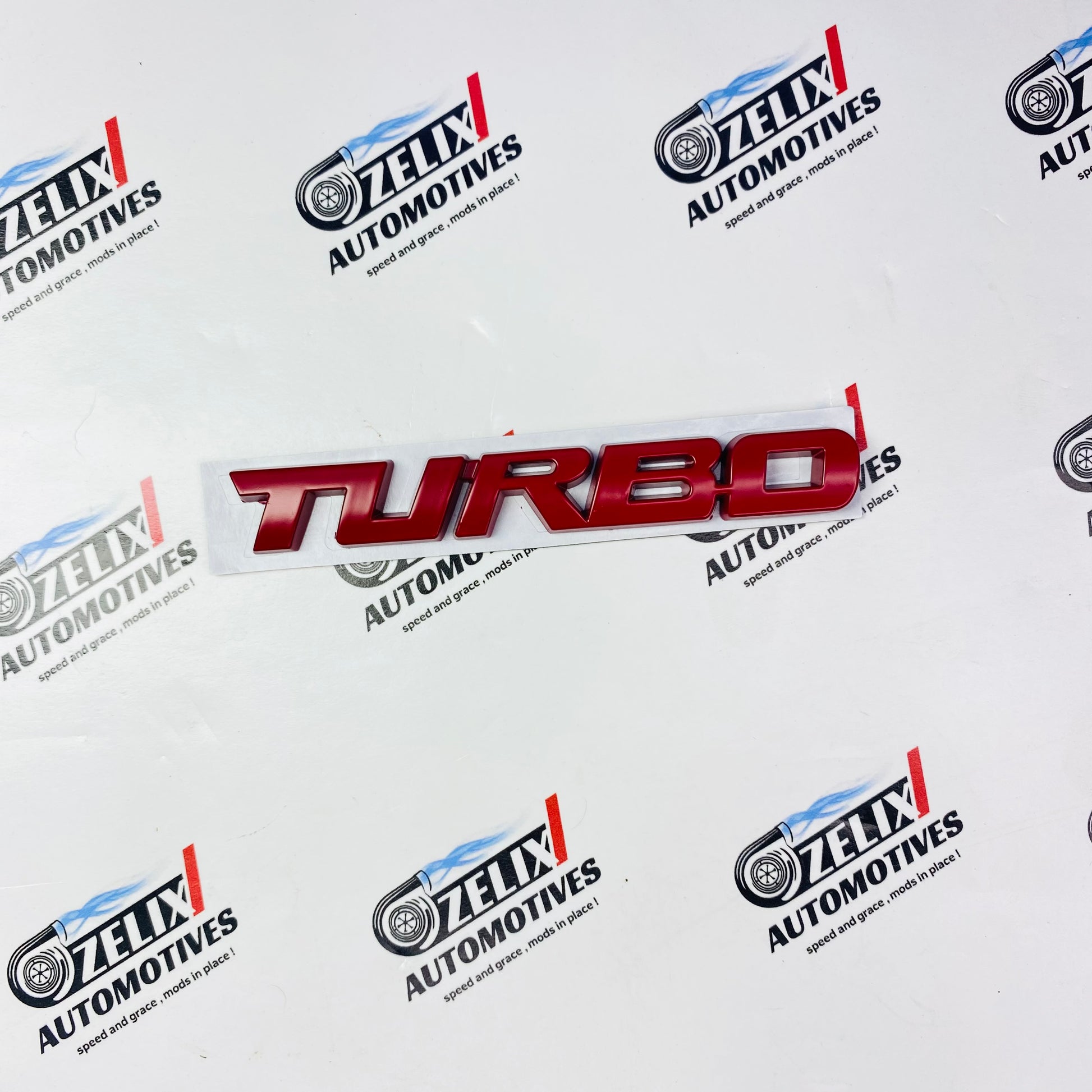 Turbo Metal Sticker | Universal Aftermarket Car Emblem Badge