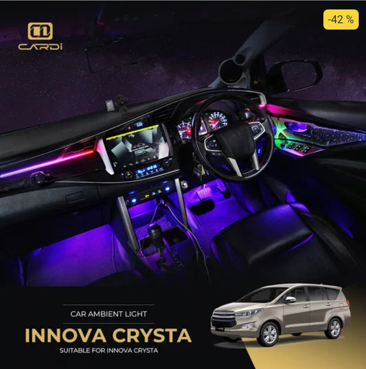 CARDI D12 OEM Ambient Lights For Toyota Innova Crysta 2016 Onwards - 18 Pieces