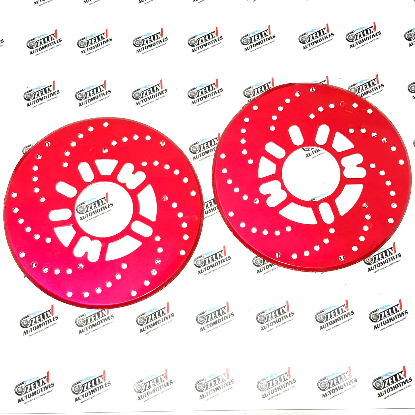 Universal Disc Brake Rotor Cover – Red / Blue / Black | Premium Finish