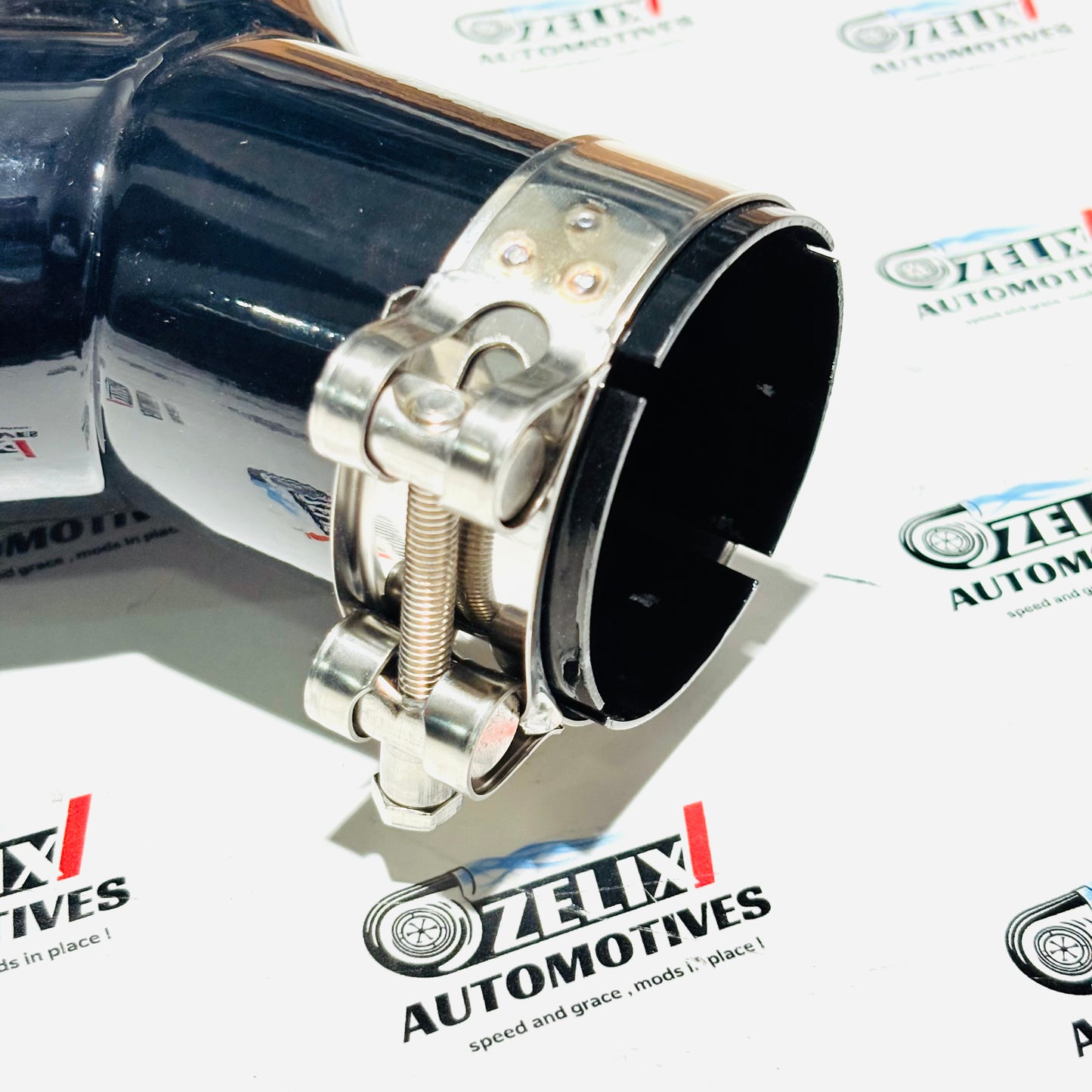 Akrapovic Dual Exhaust Tip | Premium Heavy Quality Matte Silver Finish