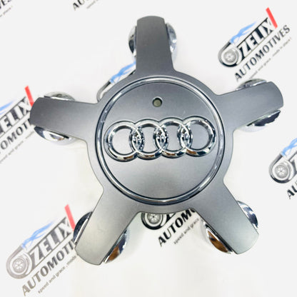 Audi star  wheel  caps  in Silver Color 