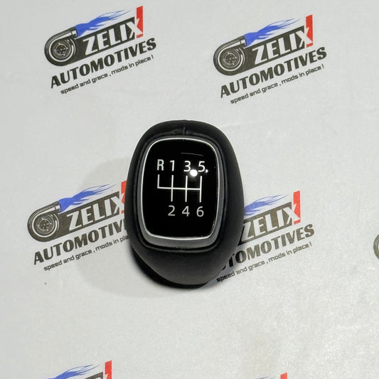 Hyundai Verna OEM-Style Gear Knob | Premium Leather Finish