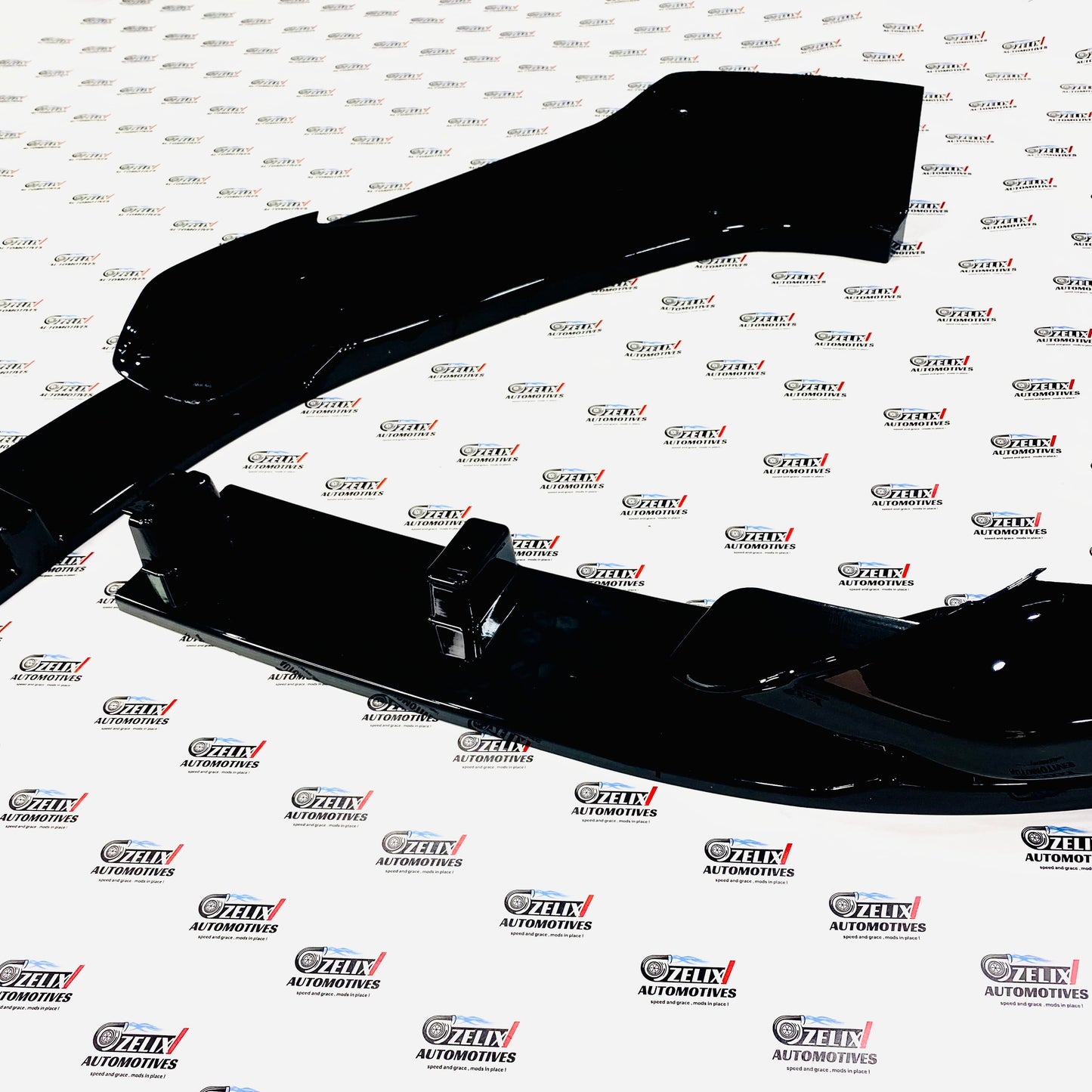 BMW G30 MP Style  front bumper lip in Black Color 