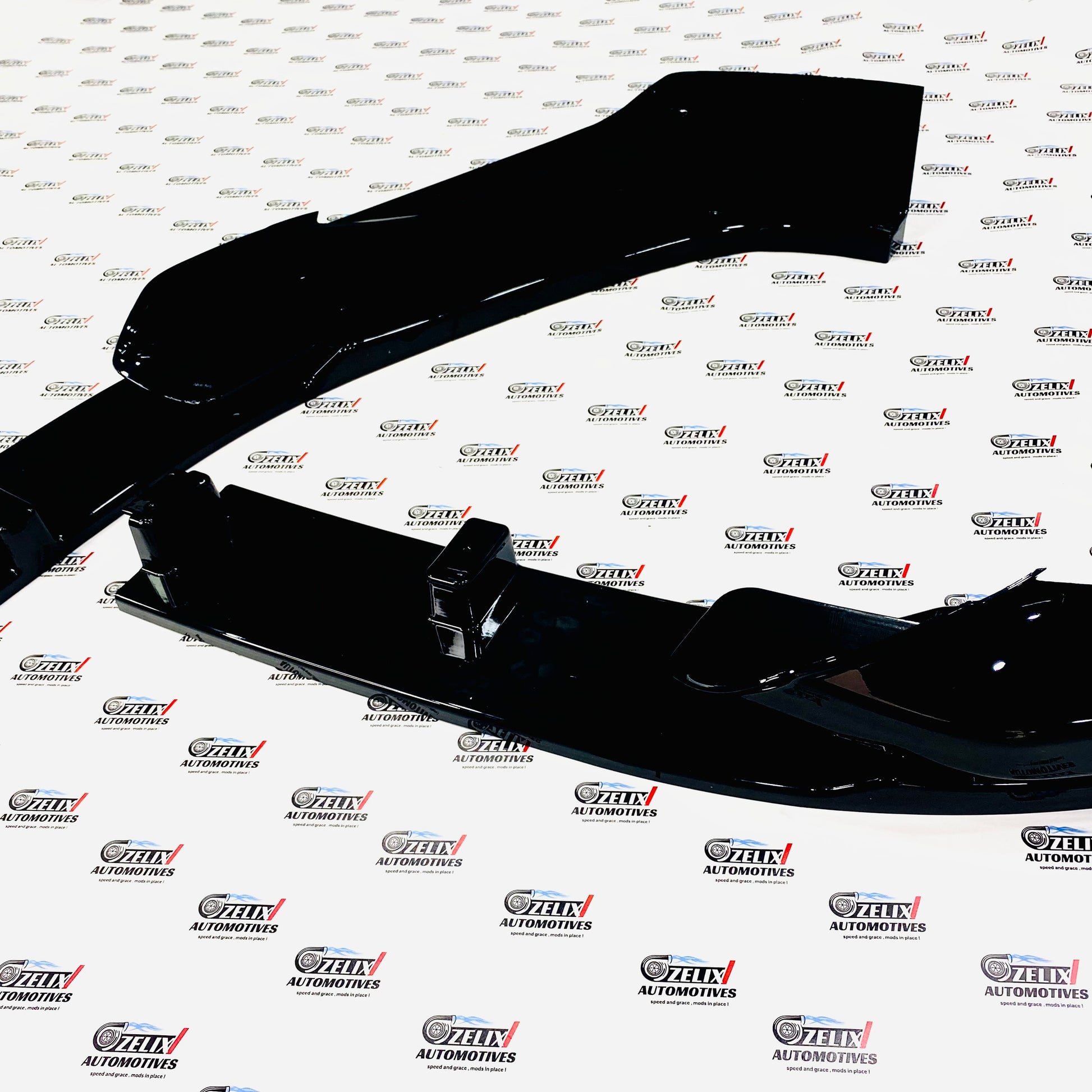 BMW G30 MP Style  front bumper lip in Black Color 