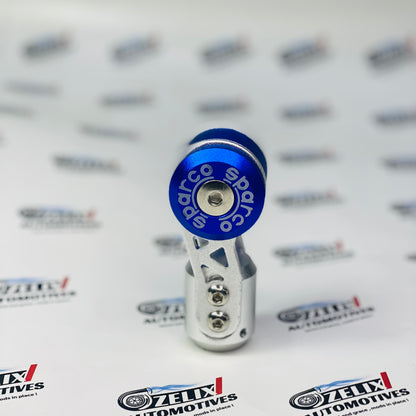 Blue Sparco Aircraft Style Gear Knob – Comfortable Grip for Smooth Shifting