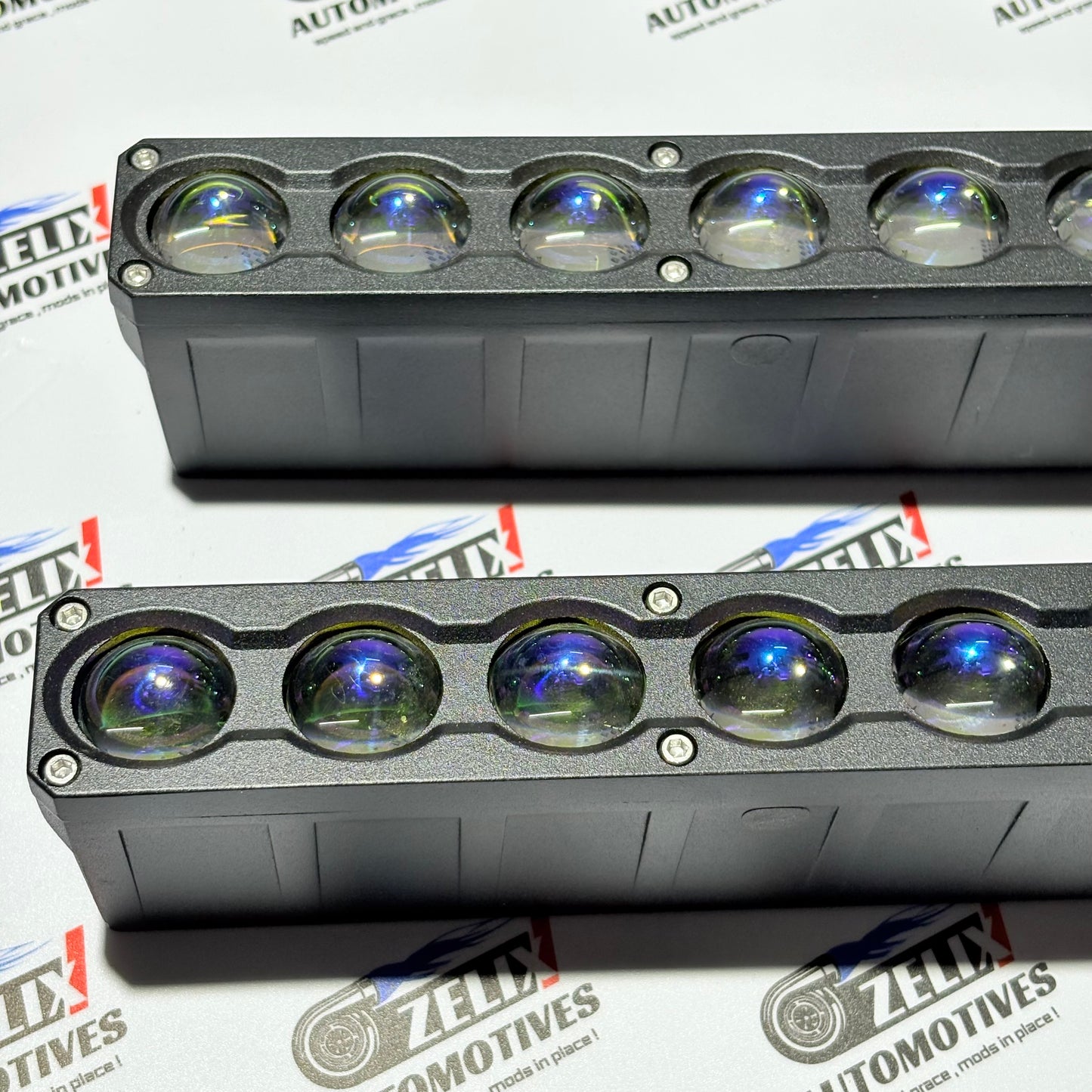 LED Work Light Bar | Dual Color White & Yellow Auxiliary Lights (Pair)
