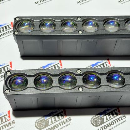 LED Work Light Bar | Dual Color White & Yellow Auxiliary Lights (Pair)