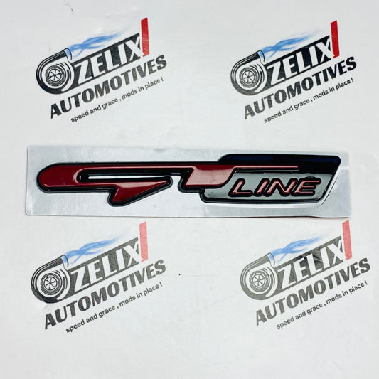 GT LINE sticker for car