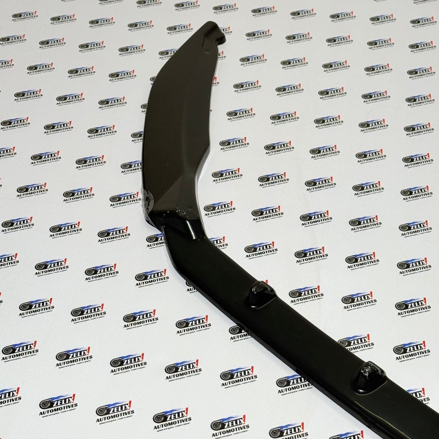 Skoda Octavia MK3 4-Fin Front Splitter | Premium Glossy Black Finish Compatible with (2016–2020)