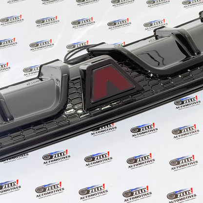 Honda City (2020–2023) Rear Diffuser With LED | Aftermarket ABS