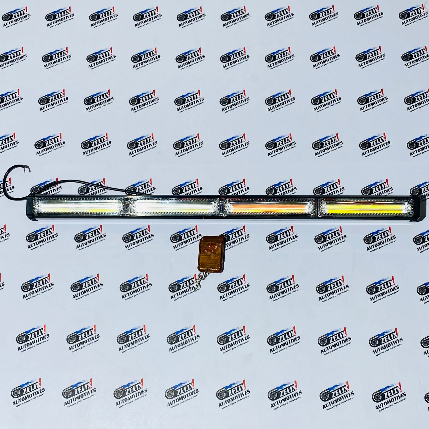 Remote Controlled 3-in-1 Bar Flasher | 24-Inch COB LED Light Bar