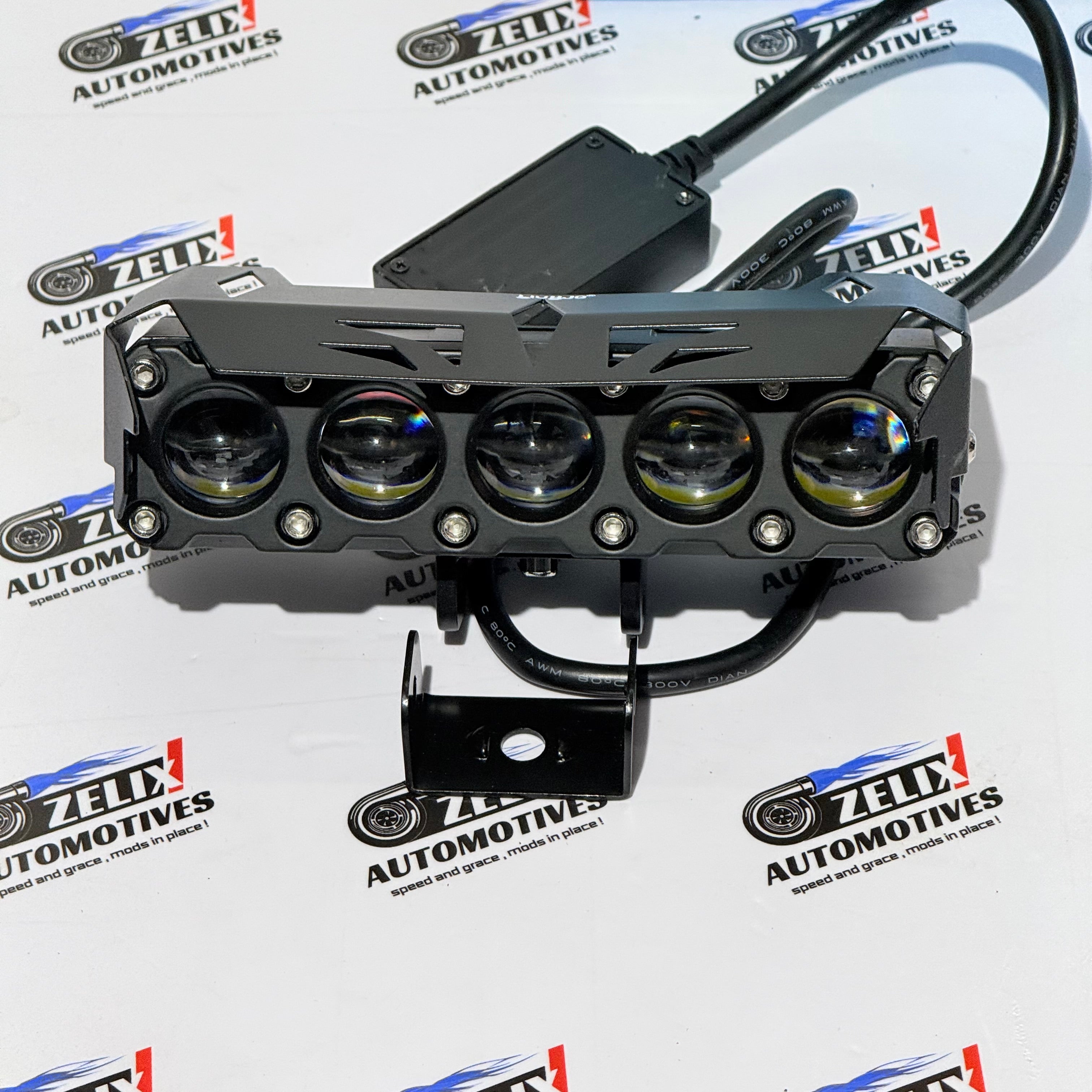 HJG 5-Lens Auxiliary Lights | 150W Mega Drive LED Set – Zelix
