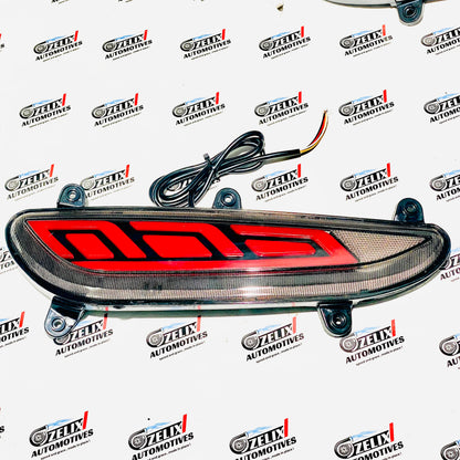 Hyundai i20 LED Matrix Reflector Lights | Rear Bumper Lamp (2015–2017)