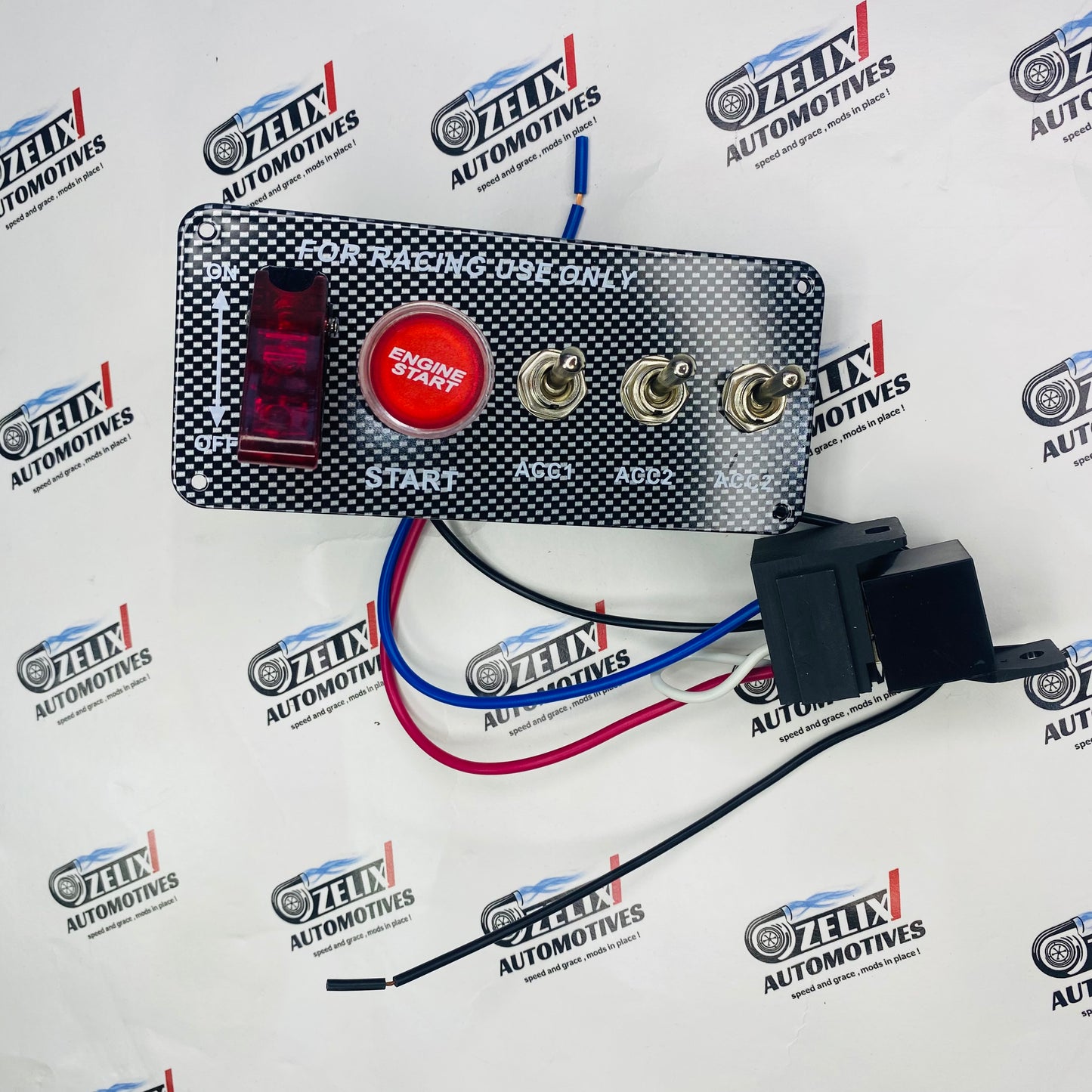 Switch Panel Kit  with LED Start Button
