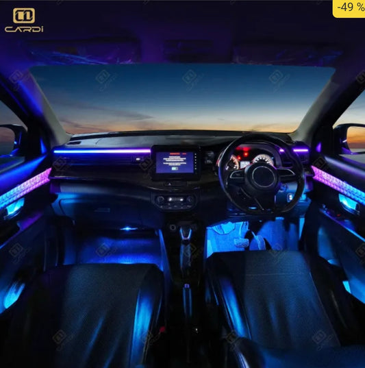 CARDI D19 OEM Ambient Lights For Maruti Suzuki Ertiga 2018 Onwards - 18 Pieces