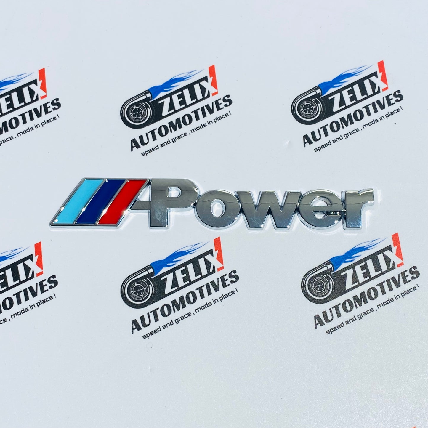 Rear Emblems M-Power Style OEM-Design | Enhances rear styling