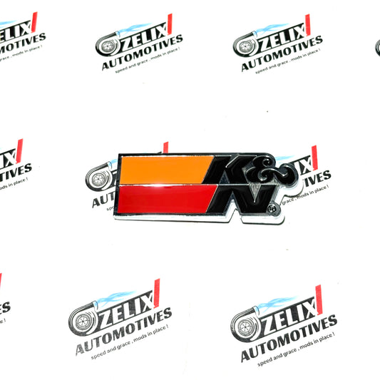 K&N Sticker | High Quality Weatherproof and fade-resistant