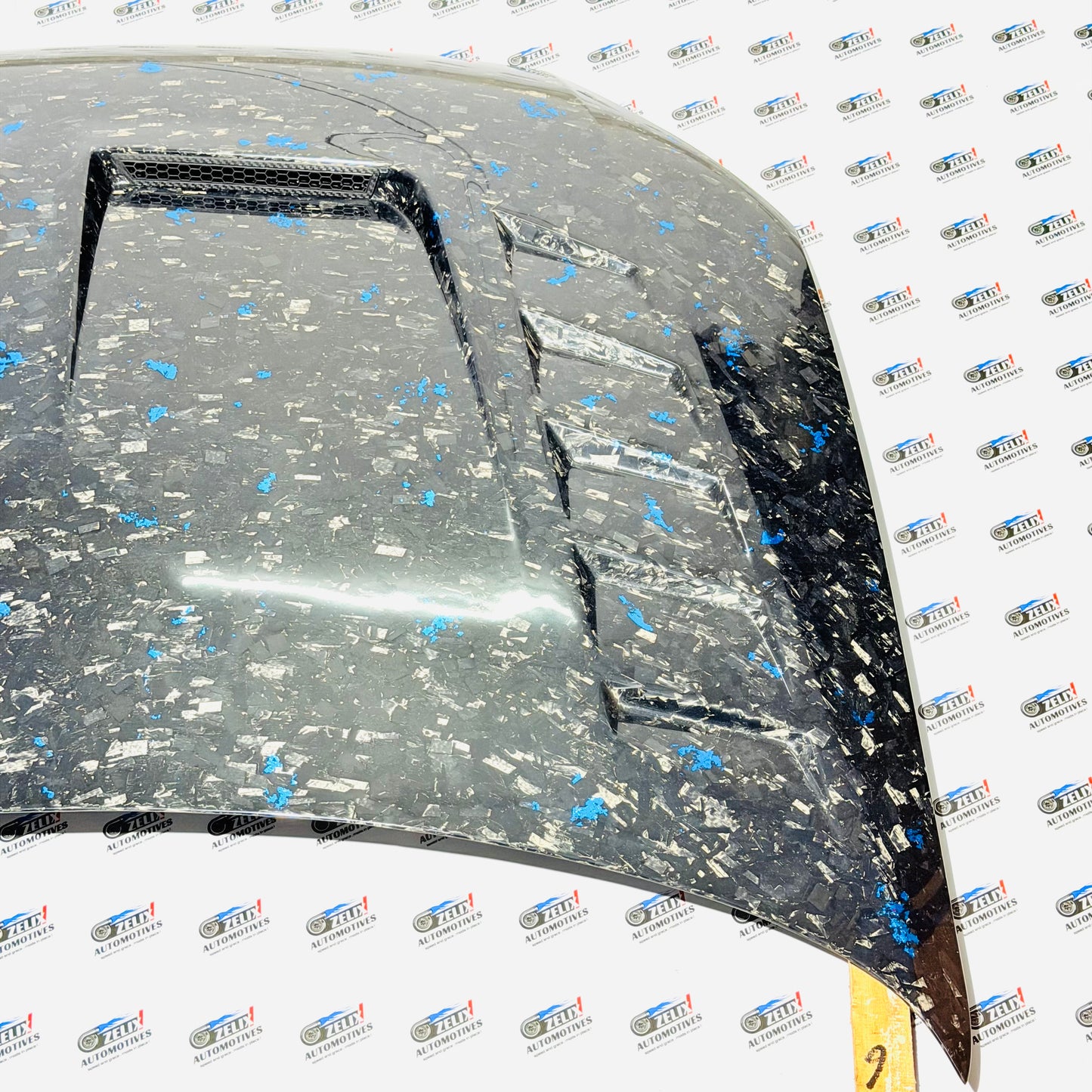 VW Polo Blue Forged Carbon Fibre Hood | Original Carbon Premium Upgrade