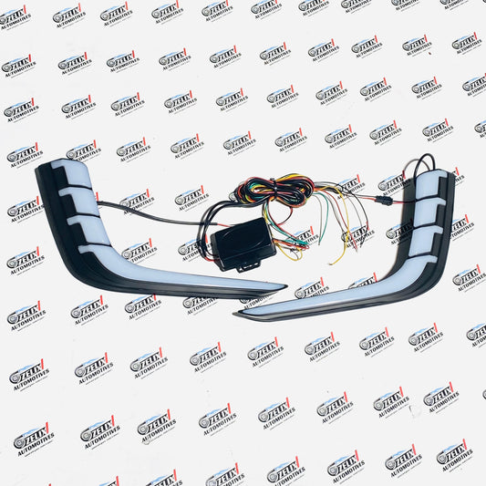 Maruti Susuki Swift Matrix-Style LED DRL | Dual-Function Light Set ( Fits 2014-2017 Models)