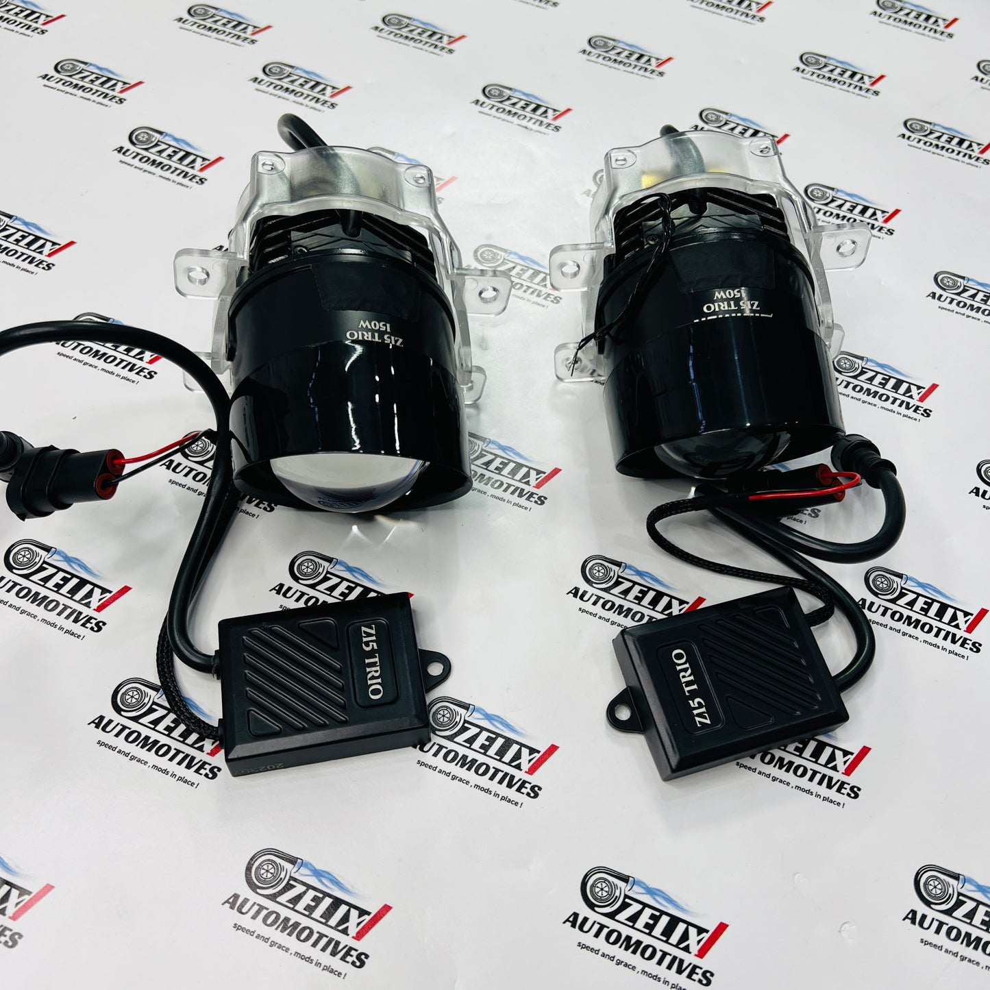 Zimmer Z15 Trio High Intelligent LED Fog Lights | Universal Aftermarket Bi-LED Projector