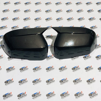 Mahindra Scorpio N Batman Style Mirror Covers | Bold Look | Black/Carbon Finish