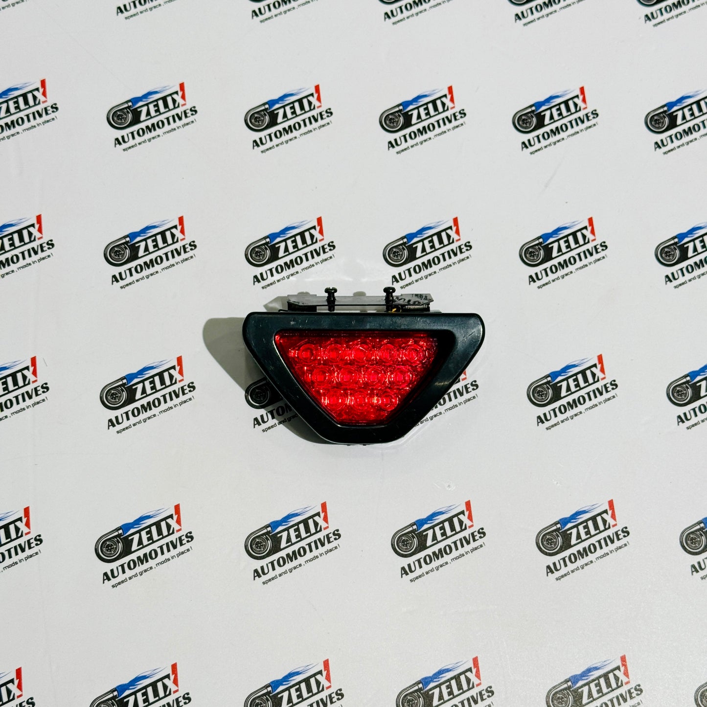 Universal F1 Style Triangular LED Light | Rear Warning / Brake Lamp