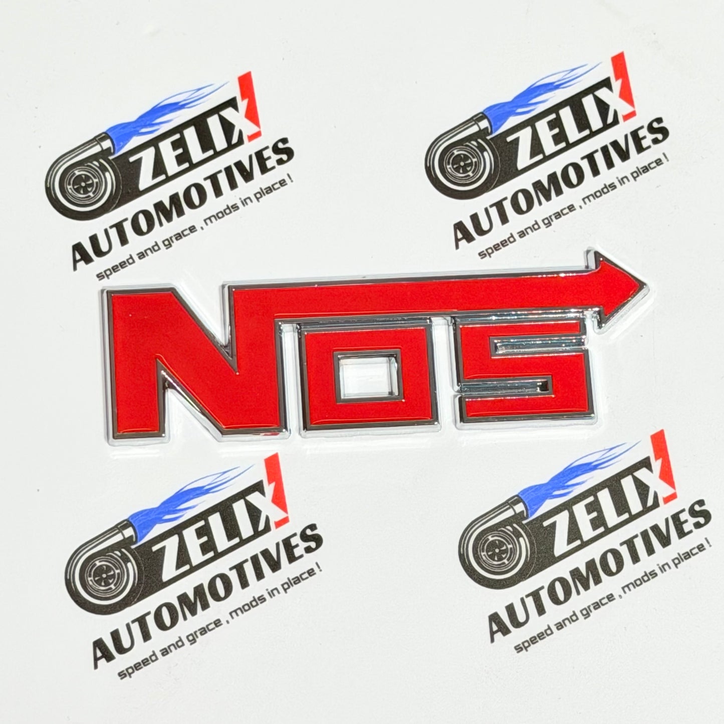 NOS Car Stickers | Sporty Design suitable for all cars in Multi-Color Options