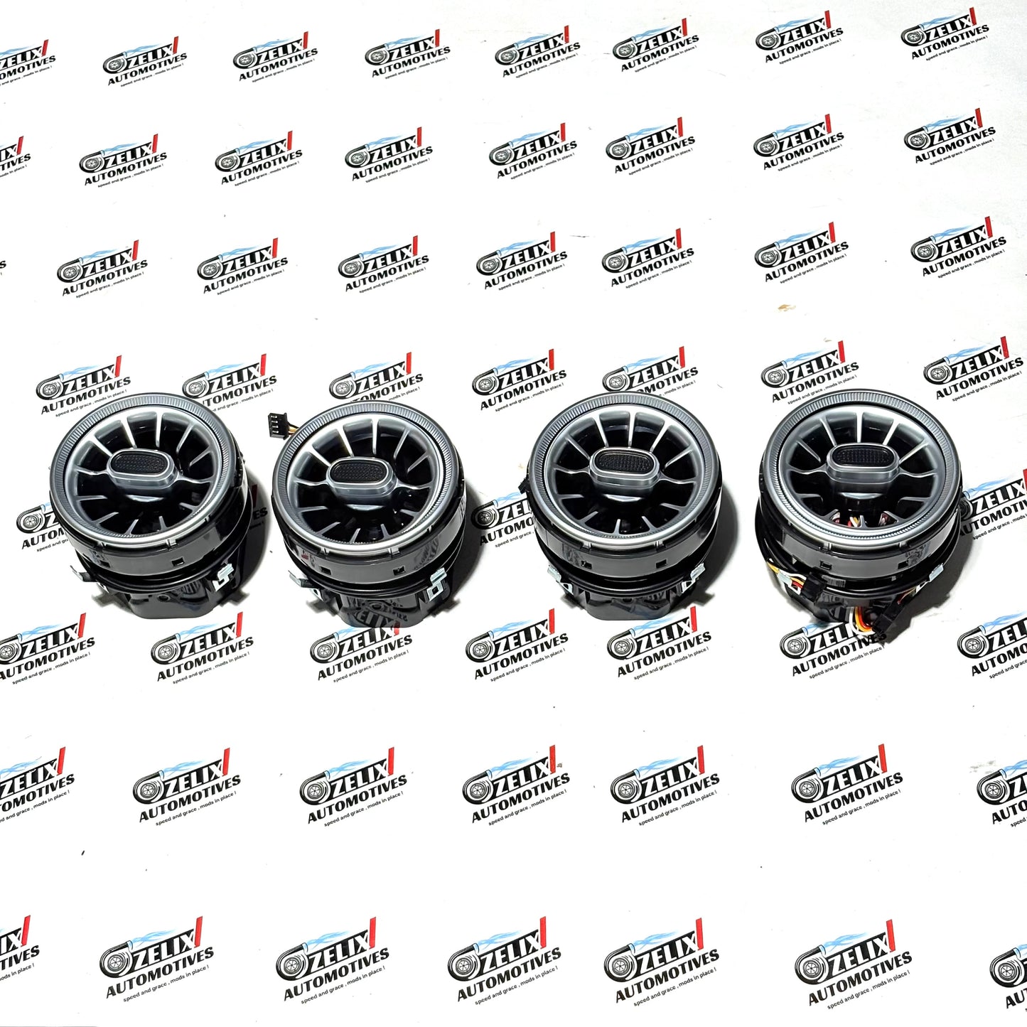 RGB AC Vent LED Light Set (4 Pieces) | Wireless Remote Control