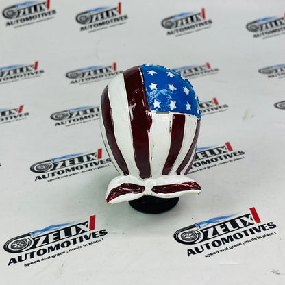 American flag bandana skull design gear knob