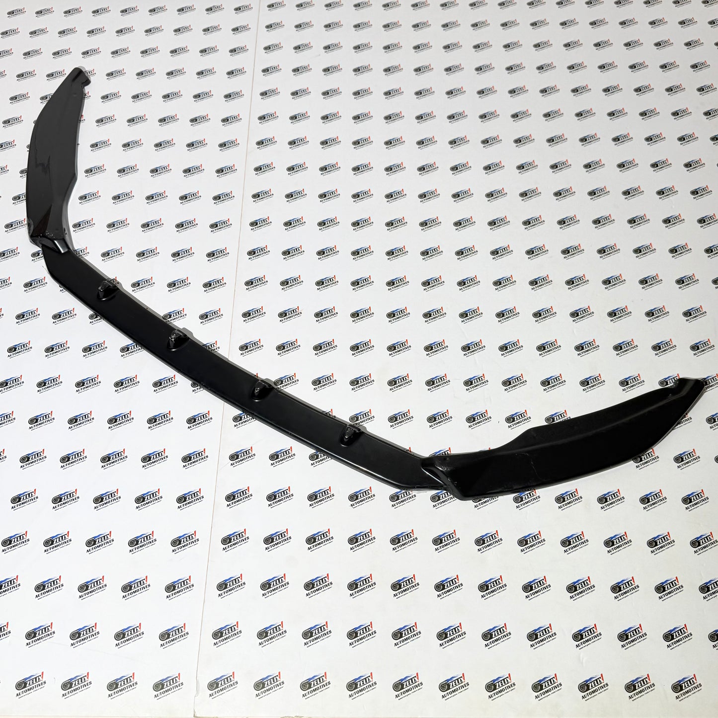 Skoda Octavia MK3 4-Fin Front Splitter | Premium Glossy Black Finish Compatible with (2016–2020)